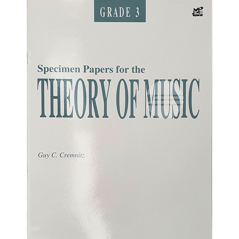 Specimen Papers for the Theory of Music Grade 3 - Euphony Musical